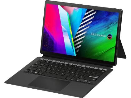 Asus T3300KA-DH21T Vivo Book 13 Slate OLED Intel Pentium Silver N6000 1.10GHz 4 GB Memory 128 GB eMMC Intel UHD Graphics 13.3 in. 2-in-1 Windows 11 in S Mode Laptop, Black 