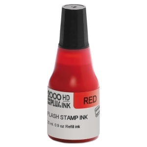 Consolidated Stamp Cos033958 0.9 oz Pre-Ink High Definition Refill Ink, Red - All