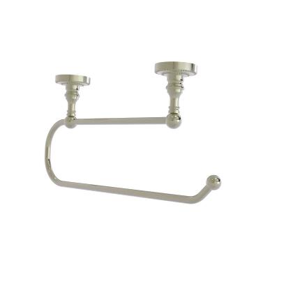 Allied Brass DT-25EC-PNI Dottingham Collection Under Cabinet Paper Towel Holder, Polished Nickel 