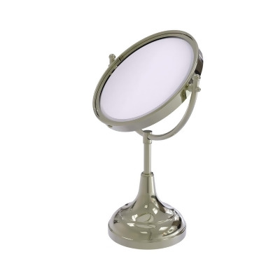 Allied Brass DM-2-3X-PNI 8 in. Vanity Top Make-Up Mirror 3X Magnification, Polished Nickel - 15 x 8 x 8 in. 