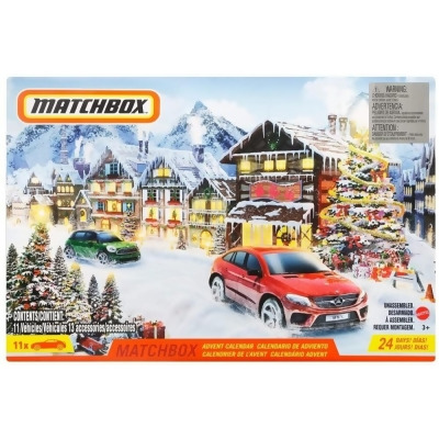 Mattel MTTGXH01 2021 Matchbox Advent Calendar, 6 Count 