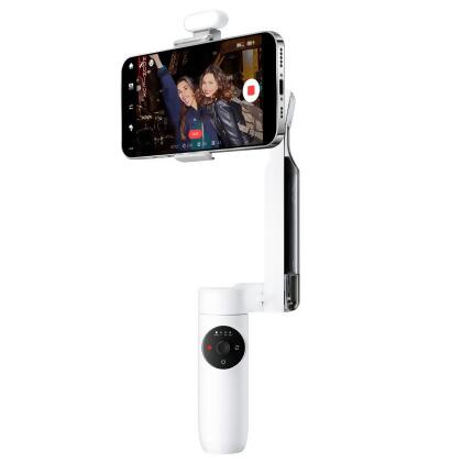 Insta360 CINSABBA-FLOW02 Flow 3-Axis AI-Powered Smartphone Stabilizer  Creator Kit, White