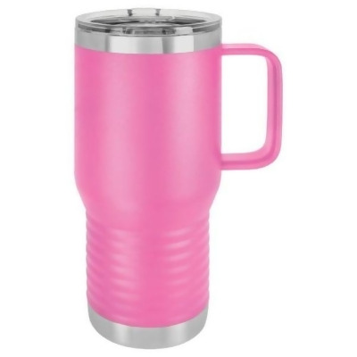 Maxam JDLCM205 20 oz Stainless Steel Polar Camel Vacuum Mug with Slider Lid, Pink 