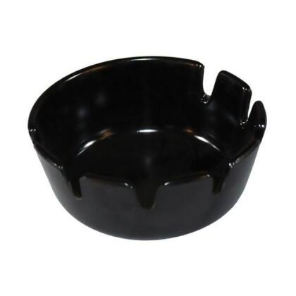 Impact Products IMP1007 Round Ashtray Desk, Black 