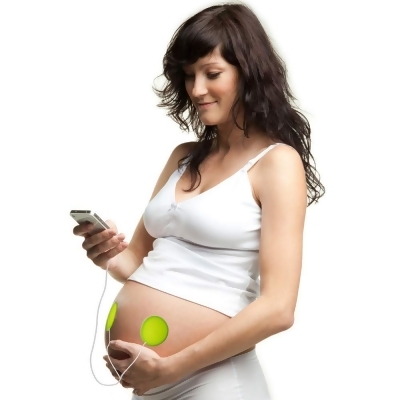 Pixie Tunes TPX02 Premium High-Fidelity Baby Bump Speaker System, Green 