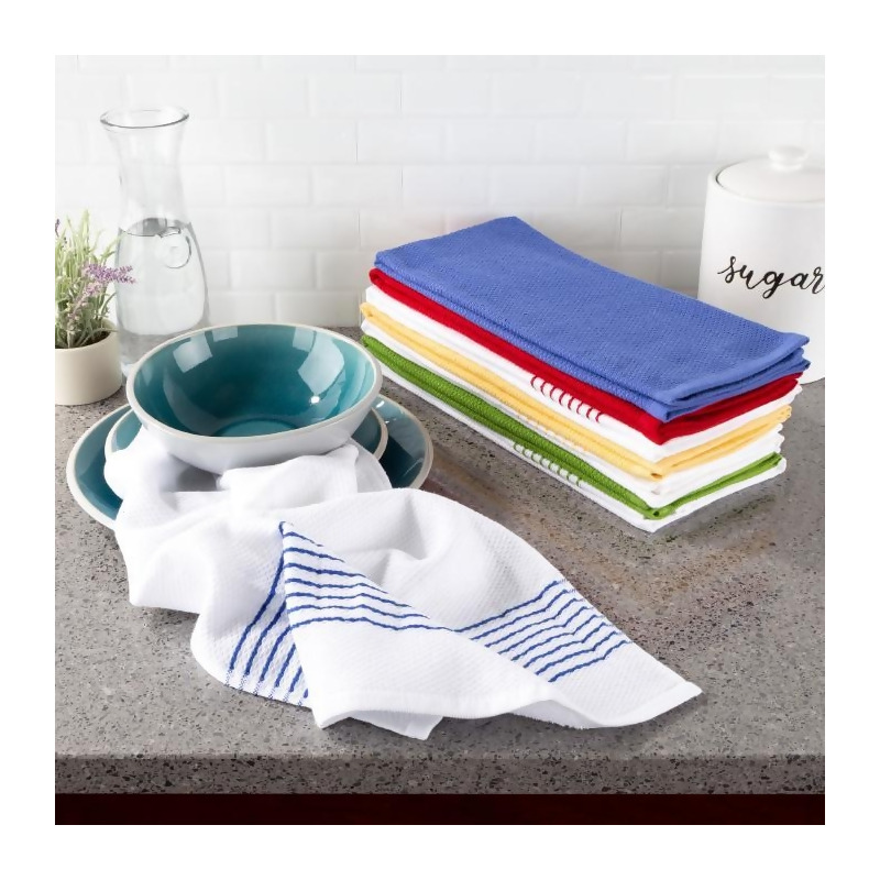 Lavish Home 69-003KT 16 x 28 in. Absorbent 100 Percent Cotton Hand