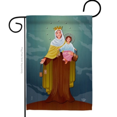 Ornament Collection G190049-BO Modonna with Child Religious Faith Double-Sided Decorative Garden Flag, Multi Color 