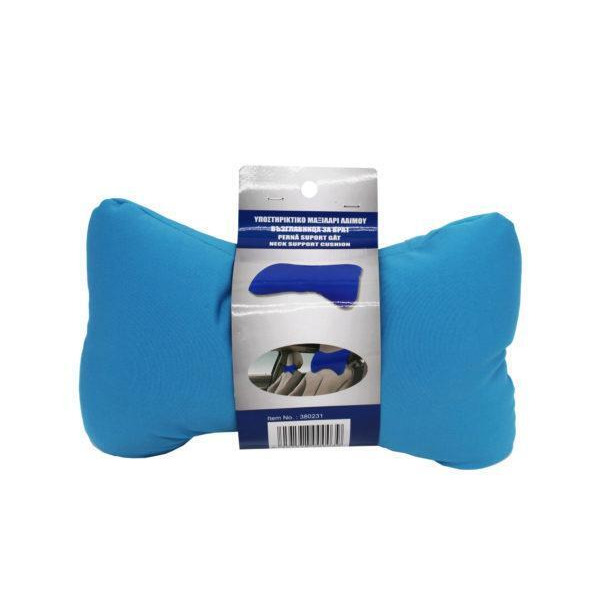 Kole Imports AC636-18 Neck Support Travel Pillow, Blue - Pack of 18