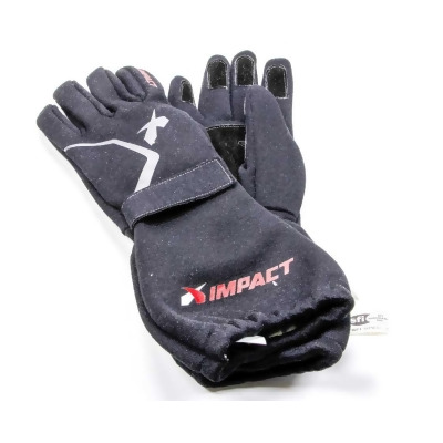 Impact Racing 37500510 Redline Glove, Large - Black 