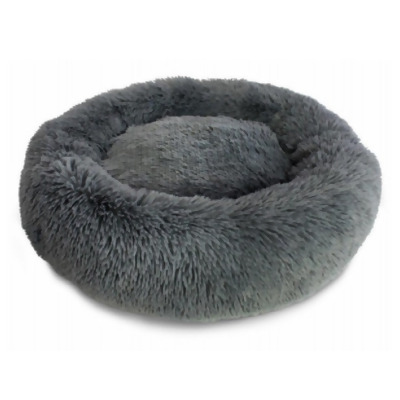 European Home Designs 100634 Round Shaggy Pet Bed, Assorted Color - Extra Large 