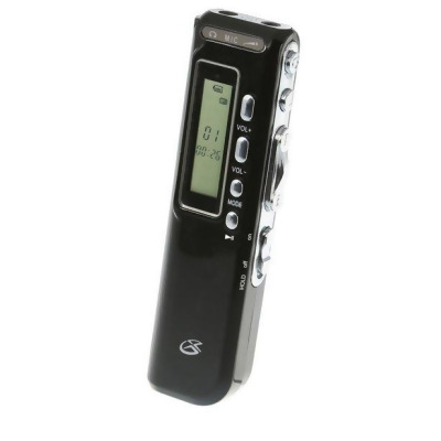 GPX 843631110638 4 GB Digital Voice Recorder, Black 