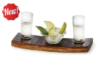 Picnic Plus PSU-762 Tequila Tasting Flight, 2 oz Glasses - Set of 2 