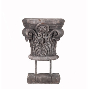 UPC 805572667602 product image for Privilege 66760 10.5 x 5.5 x 16 in. Ceramic Decor on Stand, Grey - All | upcitemdb.com