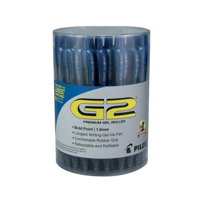 Pilot G2 PIL84099 1 mm Bold Point Retractable Gel Pens, Blue Ink - Pack of 36 