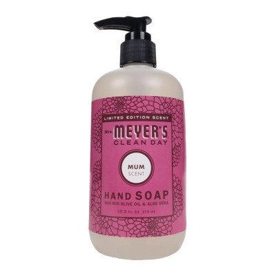 Mrs. Meyers Clean Day 9606104 Clean Day Organic Mum Scent Liquid Hand Soap, 12.5 oz - Case of 6 