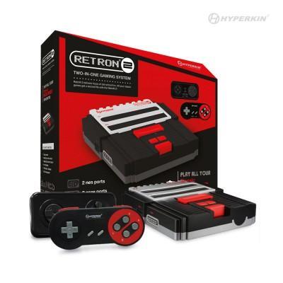 Hyperkin M05932-BK RetroN2 2 in 1 Console Videogame Hardware, Black 