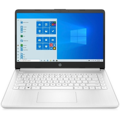 HP Consumer 47X83UA-ABA 14 in. N4020 Touchscreen Notebook, Snowflake White - 4 GB RAM - 64 GB Flash Memory 