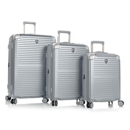Heys 10148-0002-S3 Cruze Hardside Luggage, Silver - Set of 3 