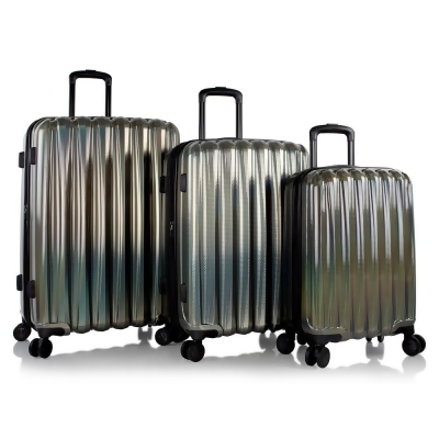 Heys 10116-0047-S3 Astro Hardside Luggage, Charcoal - Set of 3 