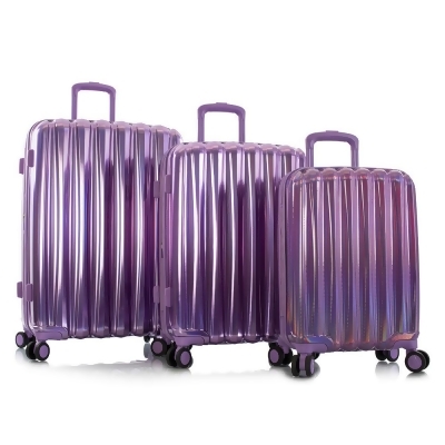 Heys 10116-0014-S3 Astro Hardside Luggage, Purple - Set of 3 