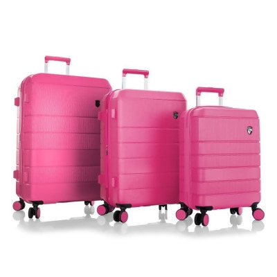 Heys 10134-0008-S3 Neo Hardside Luggage, Fuchsia - Set of 3 