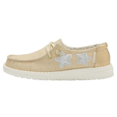 Hey Dude 130129106-10 Unisex Wendy Youth Shoes, Star Gold - Size 10 