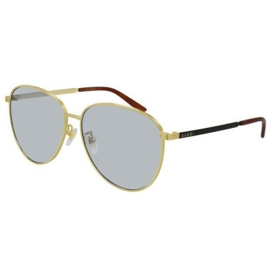 Gucci GG0945SA-002 Pilot Sunglasses for Unisex, Gold 