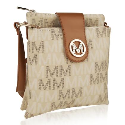 Milan Collection M Signature Women's Crossbody Handbag
