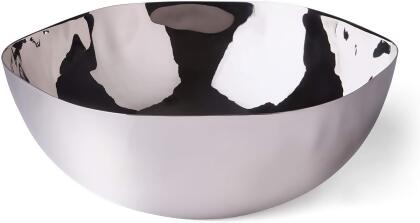Leeber 72186 6 in. Stainless Steel Organic Shape Bowl, Silver 