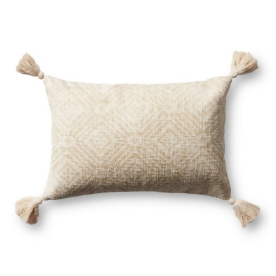 Loloi Rugs PSETP0621IV00PIL3 22 x 22 in. Justina Blakeney Pillow Cover with Poly, Ivory 