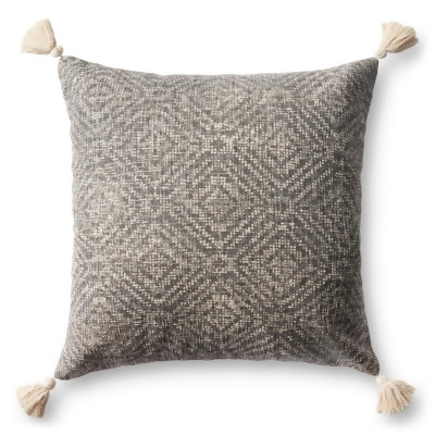 Loloi Rugs P012P0621CC00PIL3 22 x 22 in. Justina Blakeney Pillow Cover, Charcoal 