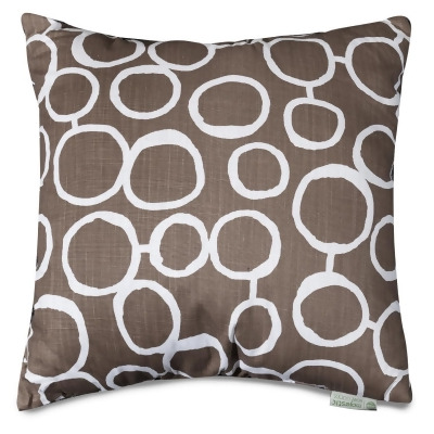 Majestic Home 85907244047 Fusion Mocha Extra Large Pillow, 24 x 24 in. 