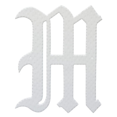 Montague Metal Products HAM-16-W-M 16 in. Home Accent Individual Monogram Letter, White - M Letter 