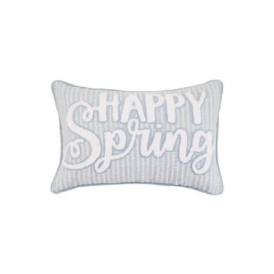 Peking Handicraft 24SHR2C18OB 12 x 18 in. Happy Spring Polyester Filler Pillow, Pack of 2 