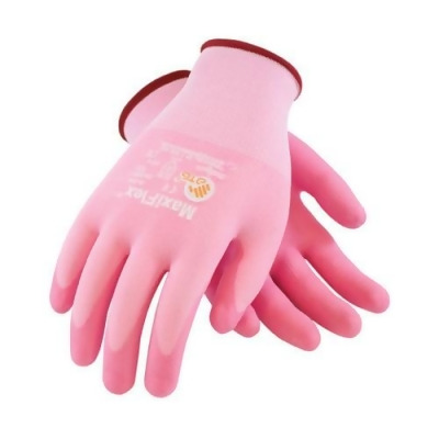 Pip 112-34-8264-XL 15 Gauge Maxiflex Active Nylon Lycra Shell Gloves, Pink - Extra Large 