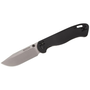 Ka-bar Knives Kab-bk40 Becker Folder Knife, Black - Silver Pocket Clip - All