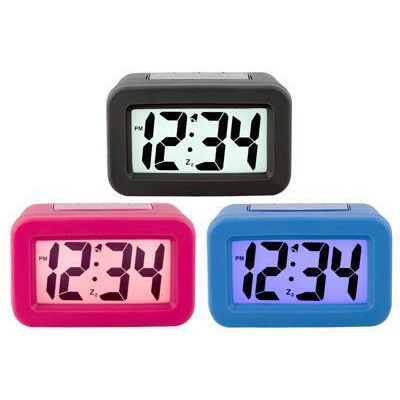 LA Crosse Technology 244295 Silicon Skin Digital Alarm Clock, Assorted Color 