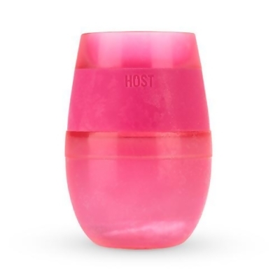 HOST 7420 Wine Freeze Cooling Cup, Translucent Magenta Pink 