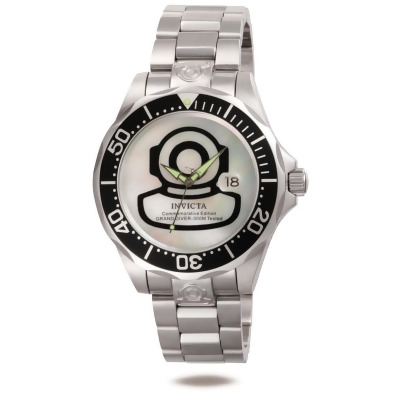 Invicta 3196 22 mm Mens Pro Diver Automatic 4 Hand Black, White Dial Watch 