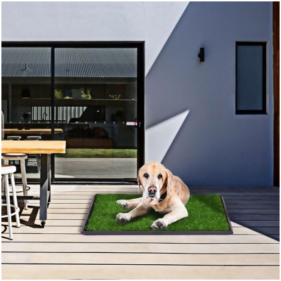 Total Tactic PS6218 30 x 20 in. Pet Potty Training Toilet Grass Mat 
