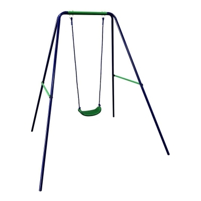 Aleko BSW01-UNB Child Toddler Swing Sturdy Outdoor Swing Seat, Blue 