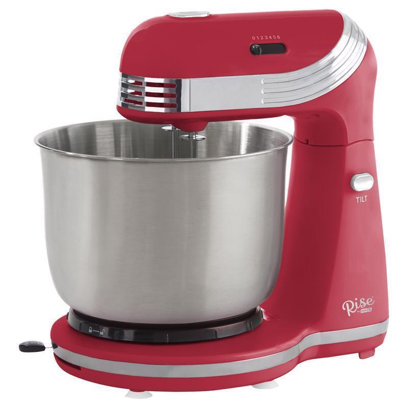 Rise by Dash 6065224 3 qt. 6 Speed Stand Mixer Red