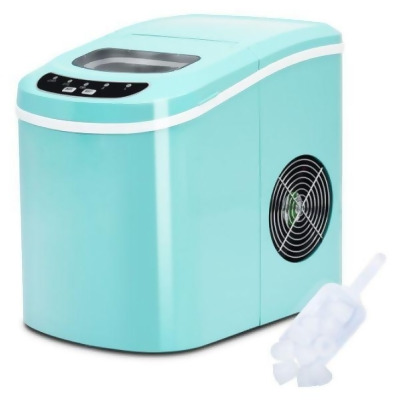 Total Tactic EP22769GN Mini Portable Compact Electric Ice Maker Machine, Green 