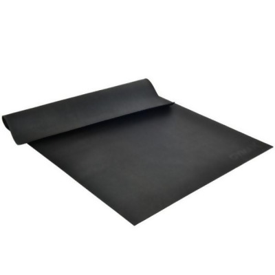 Total Tactic SP37170BK 6 ft. x 4 ft. x 8 mm Large Yoga Mat for Thick Workout Mats, Black 