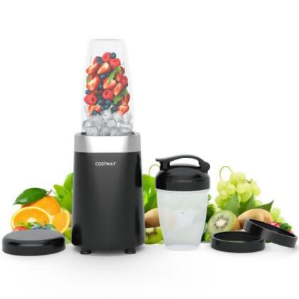 Total Tactic ES10060US-BK 1000W Portable Blender with 6-Blade Design, Black