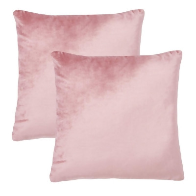 Safavieh PLS500A-2222-SET2 22 x 22 in. Davina Pillow, Pink - Set of 2 