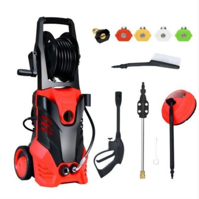 Total Tactic EP24646RE 3000 PSI Electric High Pressure Washer with Patio Cleaner, Red 