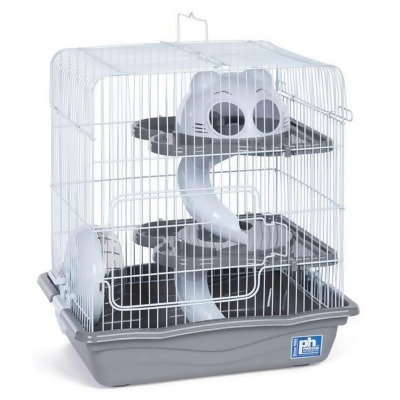 Prevue Pet Products PP-SP2003GRAY Hamster Haven Cage, Gray - Small 