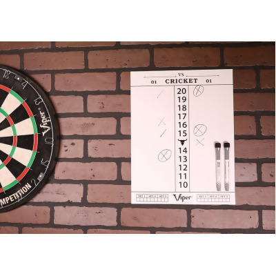 Viper 41-0201 Magna Score Pro 3-in-1 Magnetic Dry Erase Dart Scoreboard, White 