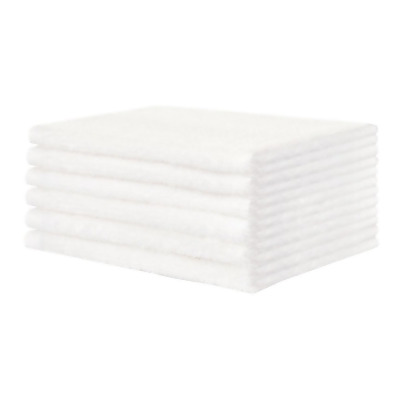Premium 1043009-EA 12 x 12 in. White Washcloth, White 